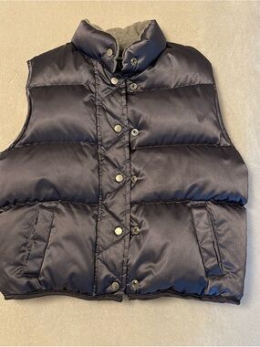 GAP Metallic Quilted Puffer Vest
